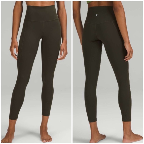 lululemon athletica Pants - Lululemon Align High-Rise Pant with Pockets 25" in Dark Olive